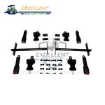 4 Passenger Retractable Golf Cart Seat Belts and Bracket Kit